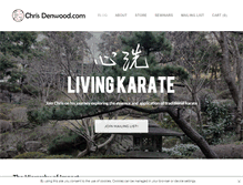 Tablet Screenshot of chrisdenwood.com